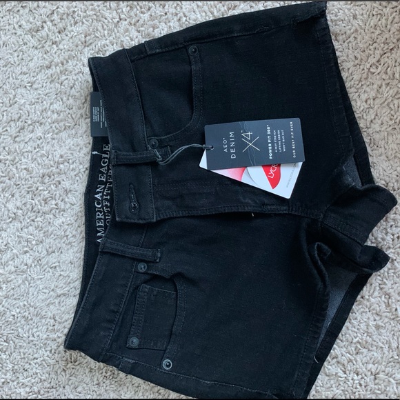 Black jean shorts NWT - Picture 2 of 4
